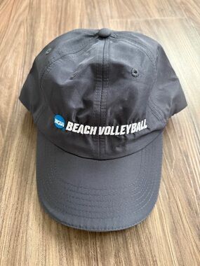 NWOT NCAA Gray Beach Volleyball Hat with Logo